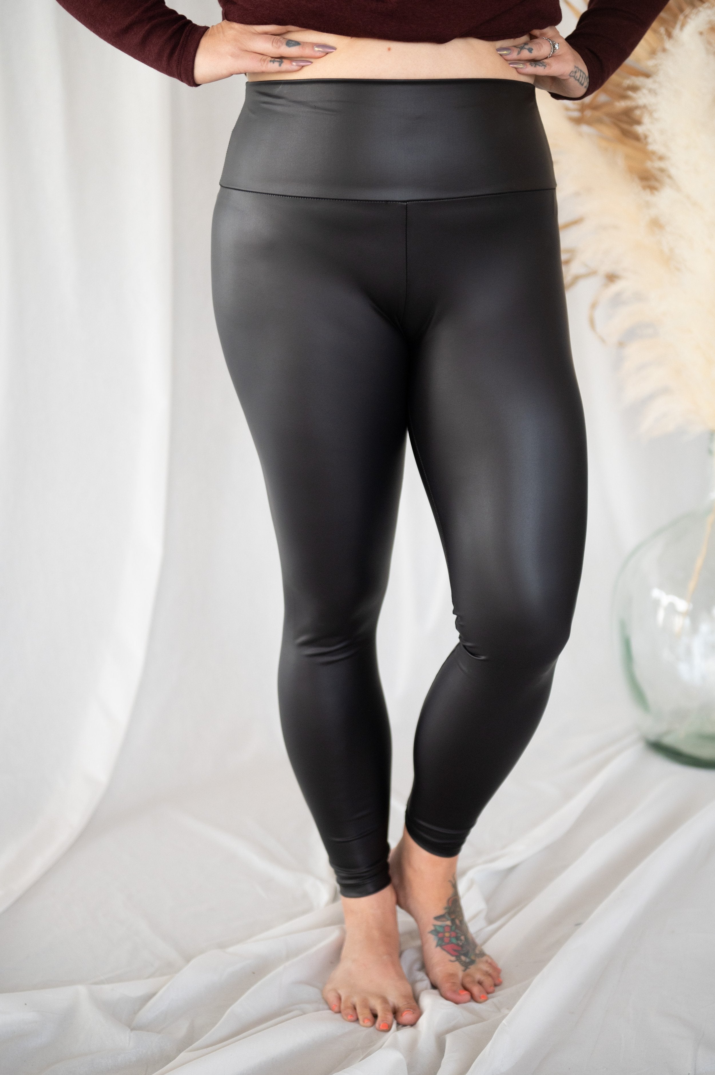Leather Like Legging Pants - From Marleylilly